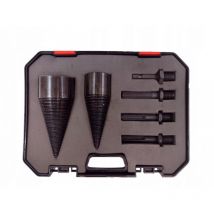 Bohrer zum Spalten von Holz 42 mm und 32 mm + 4 Adapter