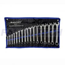 Satz Zahlenschlüssel 17-tlg. 6–22 mm Cr-V