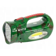 Wiederaufladbare Handtaschenlampe, 13 LEDs + 3W COB, TIROSS