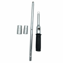 Radmutternschlüssel 1/2" mit Stecknüssen 17-19, 21-23 mm