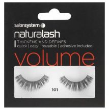 Salon System Naturalash 101 Black Volume False Eyelashes