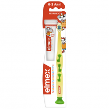 elmex(R) Spazzolino Educativo 0-3 Anni + Dentifricio