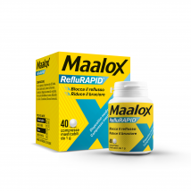Sanofi Maalox RefluRAPID Senza Glutine Senza Lattosio 40 Compresse Masticabili