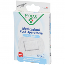 Medicazioni Post Operatorie Delicate 7,5x5cm PROFAR(R) 5 Pezzi