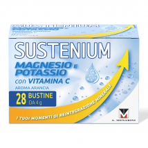 Sustenium Magnesio E Potassio Menarini 28 Bustine Arancia
