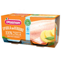 Plasmon Omogeneizzato Di Pesce Spigola Con Verdure 2x80g