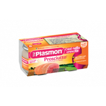 Plasmon Omogeneizzato Prosciutto Cotto 2 Vasetti Da 80g