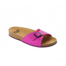 Scholl Spikey SS 4 Ciabatta Donna Plantare Bioprint Colore Fucsia/Nero Taglia 36
