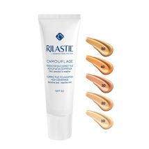 Cosmetic Camouflage Fondotinta Correttivo Elevata Coprenza SPF30 50 Moka Rilastil(R) 30ml