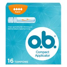 o.b.(R) Compact Applicator - Super 16 Pezzi