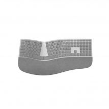 MICROSOFT Clavier Ergonomique Surface - Sans fil - Bluetooth 4.0 - Gris Alcantara