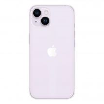 Coque silicone unie Transparent compatible Apple iPhone 14