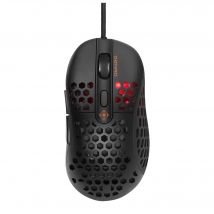 DELTACO GAMING - DM420 - Mouse ottico da gioco 6400 DPI, 1000 Hz, ultra leggero, RGB, 6 pulsanti - Nuovo
