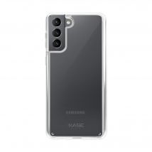 Coque hybride invisible pour Samsung Galaxy S21 5G, Transparente