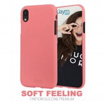 Coque Soft Touch rose pour Samsung Galaxy A51