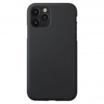 Coque antichoc en gel de silicone doux pour Apple iPhone 11 Pro, Noir satin