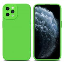Coque pour Apple iPhone 11 PRO MAX en FLUID VERT Housse de protection Étui en silicone TPU flexible