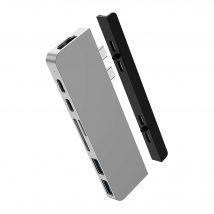 HYPER HD28C USB 3.2 Gen 1 (3.1 Gen 1) Tipo-C Argento - Nuovo