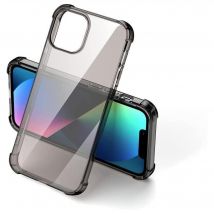 Coque Tpu Transparente Noir Coins Renforces pour iPhone Xs Max