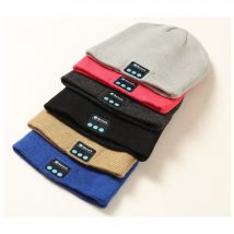Bonnet Bluetooth pour Smartphone avec Ecouteurs Intégrés Reglage Boutons Universel Hiver
