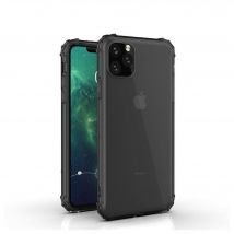 Coque Tpu Transparente Noir Coins Renforces pour iPhone 11 Pro