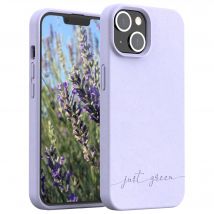 Coque pour iPhone 14 Natura Eco-conçue Lavande Just Green
