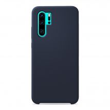 Carcasa de silicona lisa Huawei P30 Pro compatible Soft Touch Azul Medianoche - Nuevo