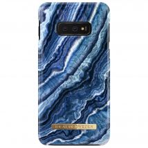IDEAL OF SWEDEN Funda de moda para Galaxy S10e, rígida, magnética, con diseño de remolino índigo Azul - Nuevo