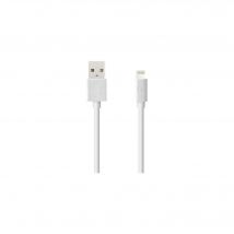 Câble Lightning certifié MFi Apple Charge/Sync (2M), Blanc Lumineux
