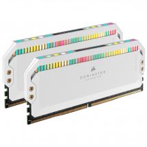 Corsair DOMINATOR PLATINUM RGB DDR5 - 32 GB (2 x 16 GB) - 5600 MT/s C36 - Blanco - Nuevo
