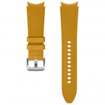 Cinturino in pelle ibrida per G Watch 4 Classic 130 mm, M/L Senape Samsung - Nuovo
