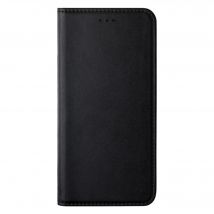 Coque clapet folio avec fente pour cartes & support pour Huawei Honor 10 Noir