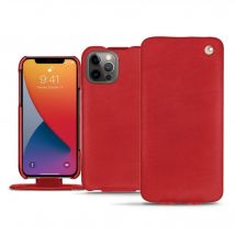 Housse cuir Apple iPhone 13 Pro Max - - Rouge - Cuir lisse premium