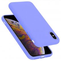 Funda para Apple iPhone X / XS en LIQUID LIGHT PURPLE Funda protectora Funda flexible de silicona TPU - Nuevo