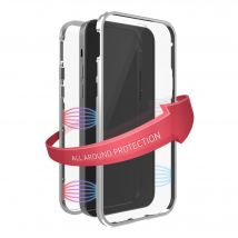 Coque de protection 360° Glass pour Apple iPhone 13 Mini, argent