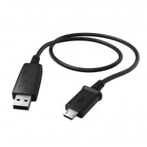Cable de carga/datos, micro-USB, 0,6 m, negro - Nuevo