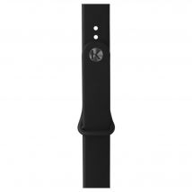 Muñequera de gel de silicona suave para Apple Watch Series 1/2/3/4 38/40 mm, negro azabache - Nuevo