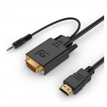 Cable LINEAR HDMI macho - VGA + Audio macho - 1,80 m - Nuevo