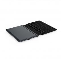 Iné - La Cartera Piel Reciclada Aligátor Negro - Nuevo