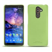 Funda de piel Nokia 7 Plus - Back Cover - Negro - Piel lisa - Nuevo