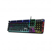 Spirit of Gamer XPERT-K400 clavier Jouer USB AZERTY Français Noir