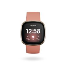 Braccialetto connesso Fitbit Versa 3 AMOLED 40 mm GPS - Oro - Nuovo