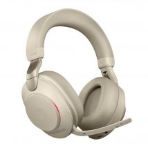 Jabra Evolve2 85, UC Auricular estéreo con cable y diadema inalámbrica USB Tipo-A Bluetooth de sobremesa Beige - Nuevo