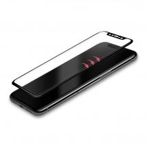 Verre de protection 3D Schott 9H pour iPhone 11, transparent/noir