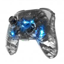 PDP Afterglow Noir, Transparent Manette de jeu Analogique/Numérique Nintendo Switch, Nintendo Switch Lite, Nintendo Switch OLED