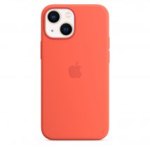 Apple Coque en silicone avec MagSafe pour iPhone 13 mini - Nectarine Apple iPhone 13 mini