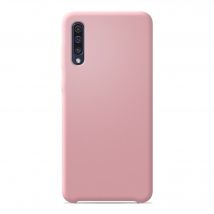 Coque silicone unie Soft Touch Rose compatible Samsung Galaxy A50 Galaxy A50s