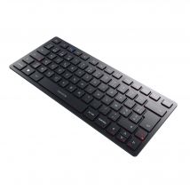 CHERRY KW 9200 MINI clavier Universel USB + RF Wireless + Bluetooth AZERTY Belge Noir