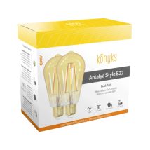 Konyks ANTALYA Style E27 lampadina LED Ambra 7 W E - Nuovo