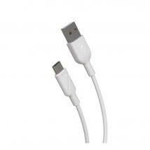 Muvit For Change Cable Usb A/Usb C 1.2M Blanc